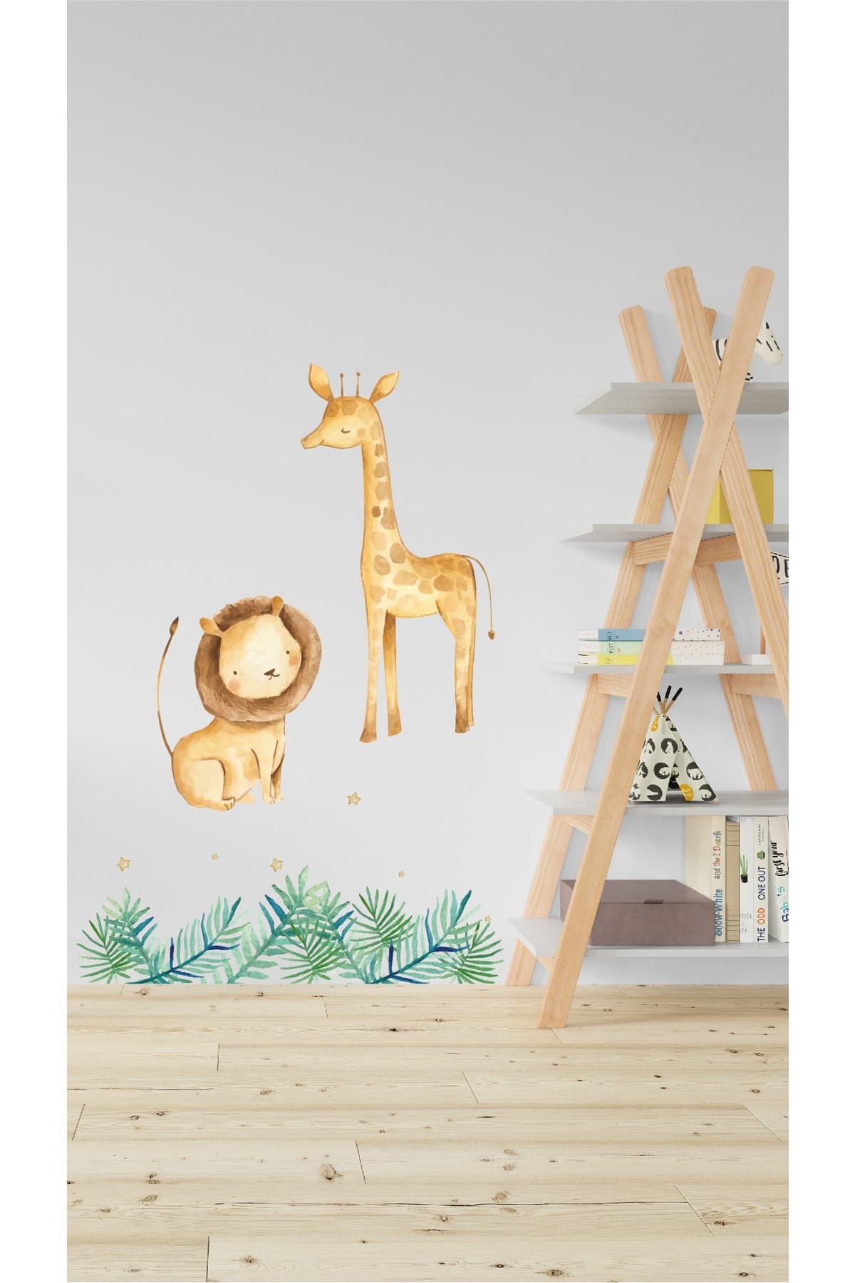 Safari Temalı Çocuk Odası Duvar Sticker Seti