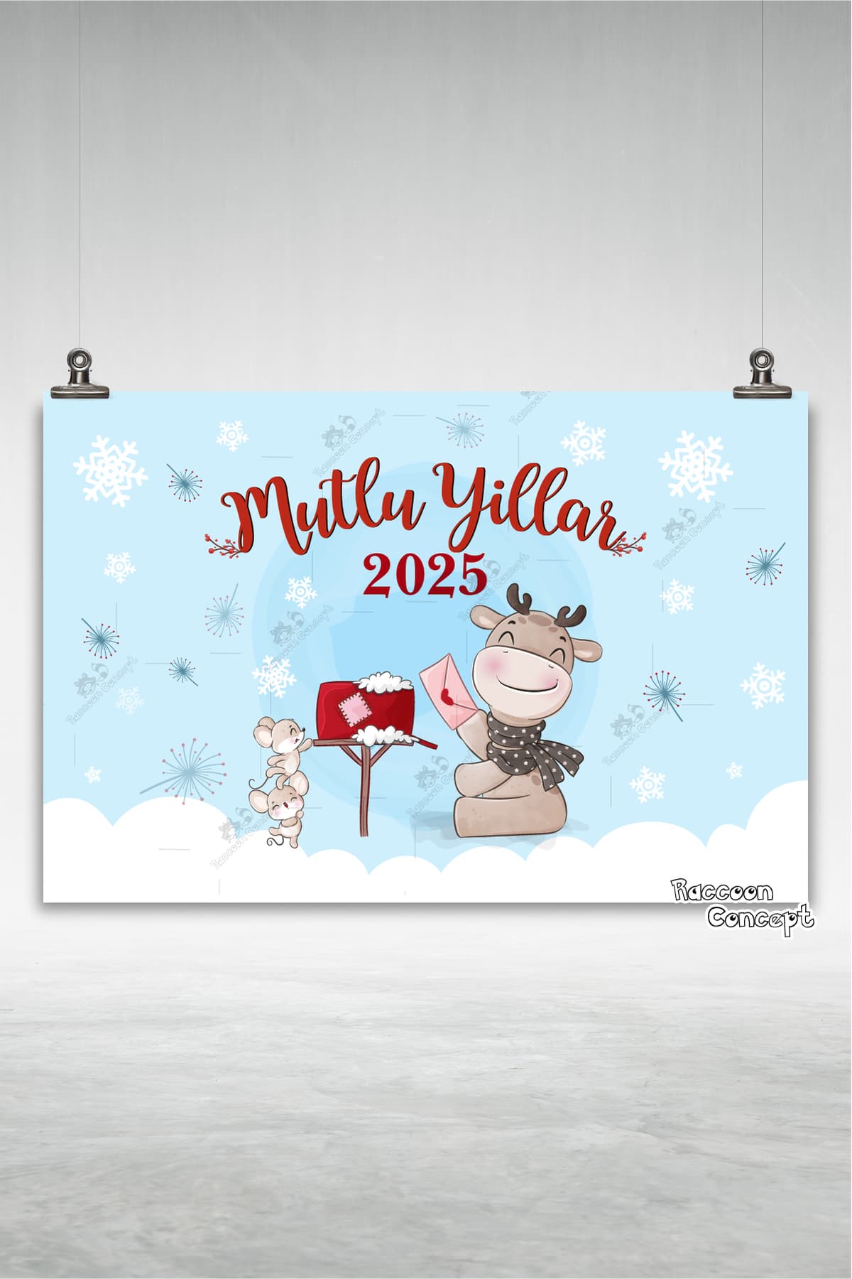 Yılbaşı Temalı Afiş