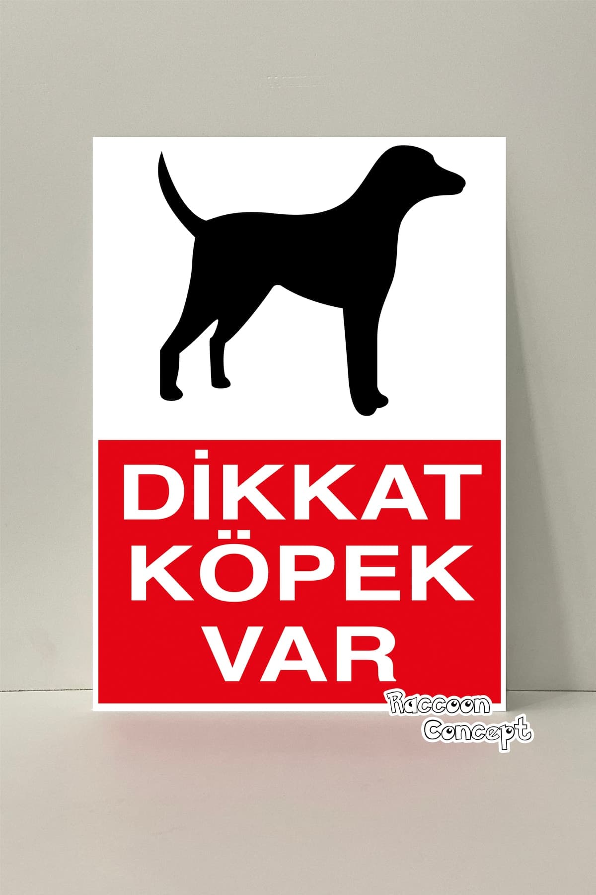 Dikkat Köpek Var Uyarı Levhası