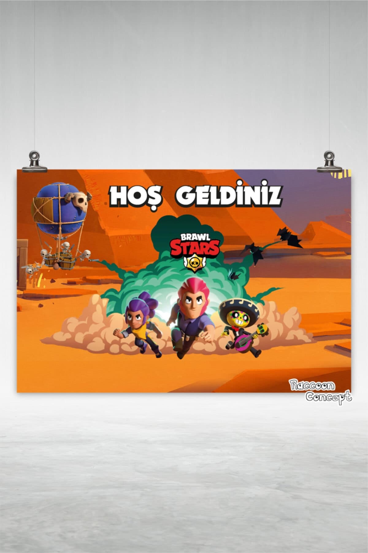 Brawl Stars Doğum Günü Afişi