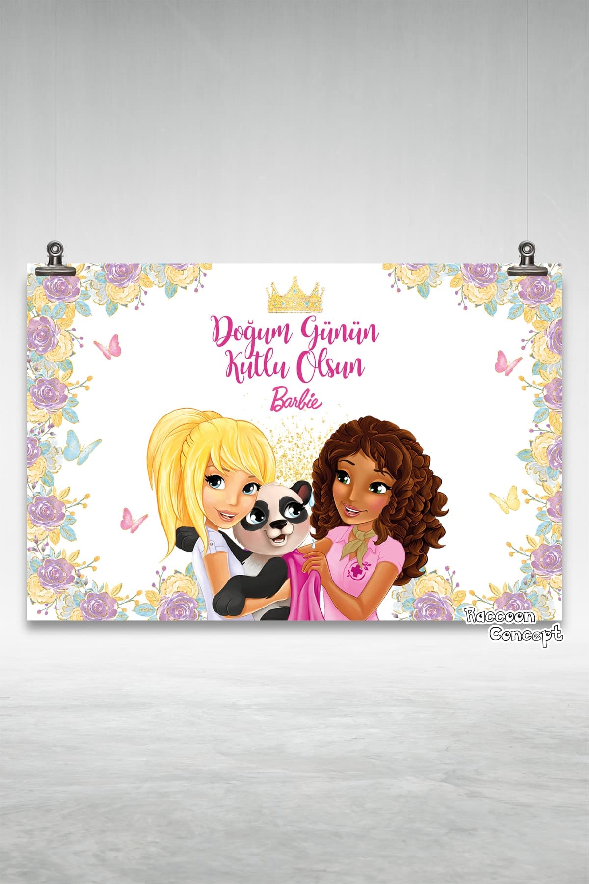Barbie ve Arkadaşları Doğum Günü Afişi