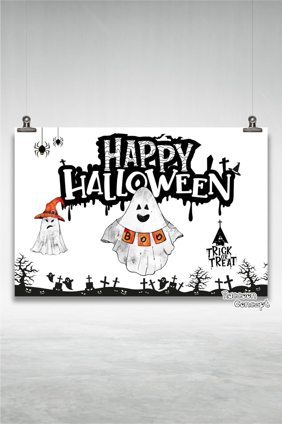 Halloween & Cadılar Bayramı Parti Afişi 3