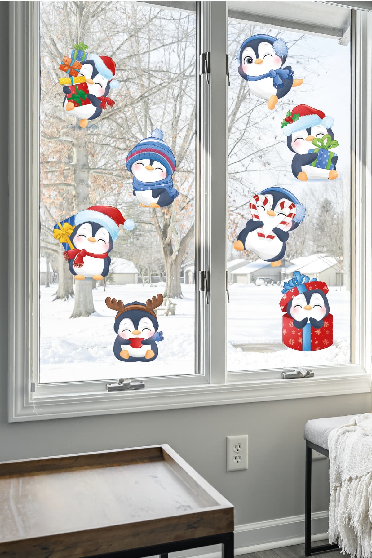 Kış Temalı Çocuk Bebek Odası Sticker Seti 6