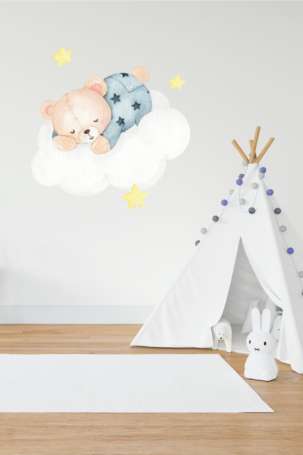 Ayıcık Temalı Çocuk Bebek Odası Sticker Seti 3