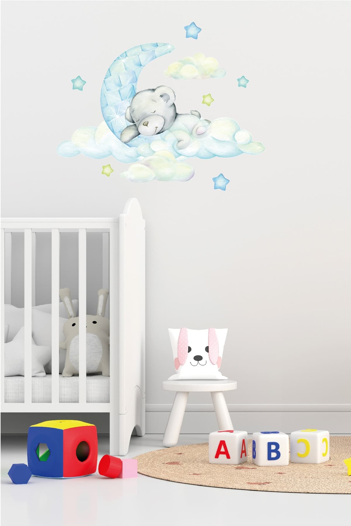 Ayıcık Temalı Çocuk Bebek Odası Sticker Seti