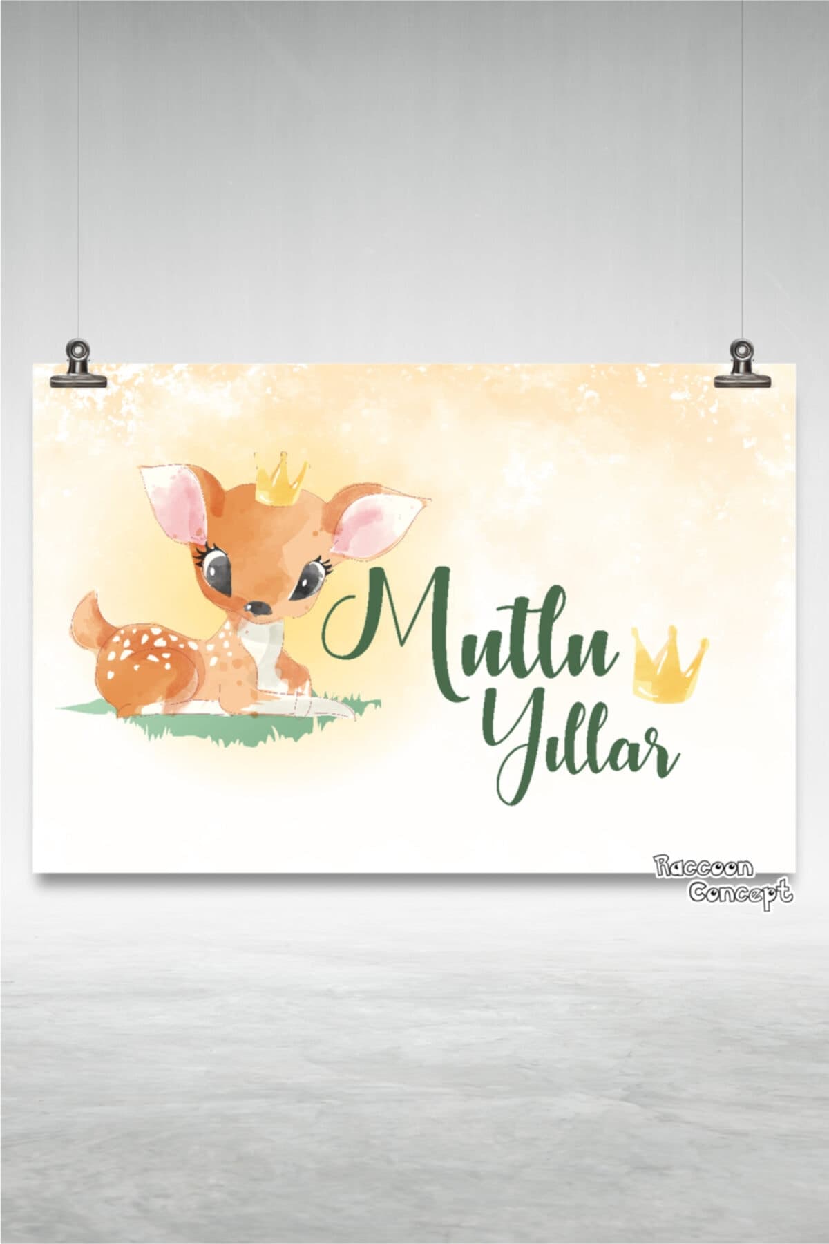 Yavru Ceylan Doğum Günü Afişi