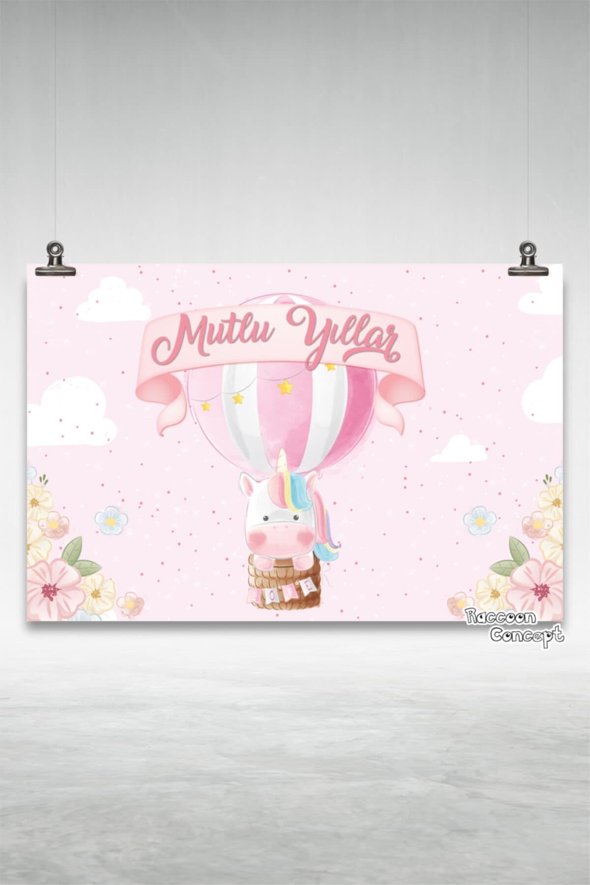 Unicorn Doğum Günü Afişi 3