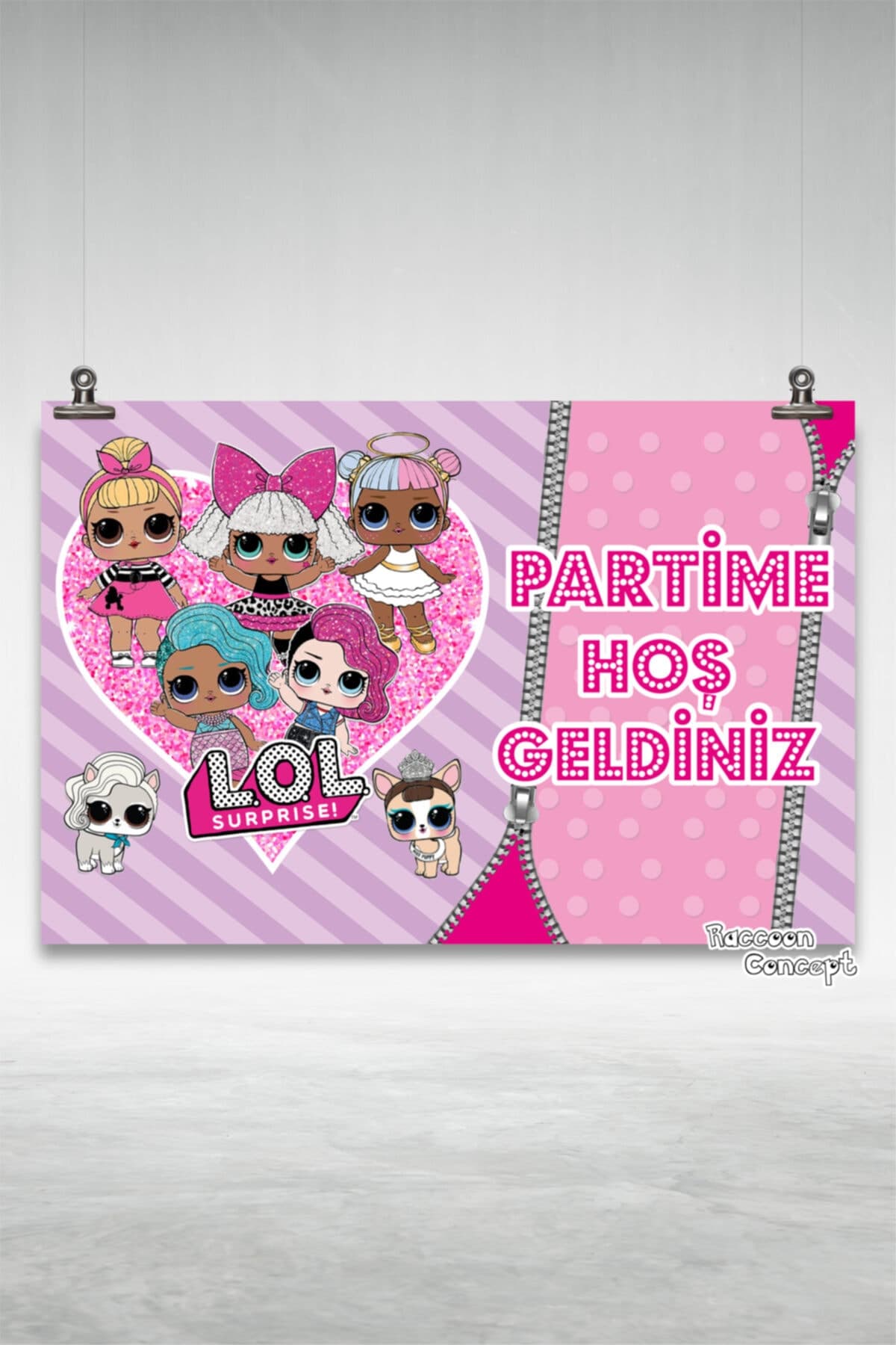 Lol Surprise Doğum Günü Afişi