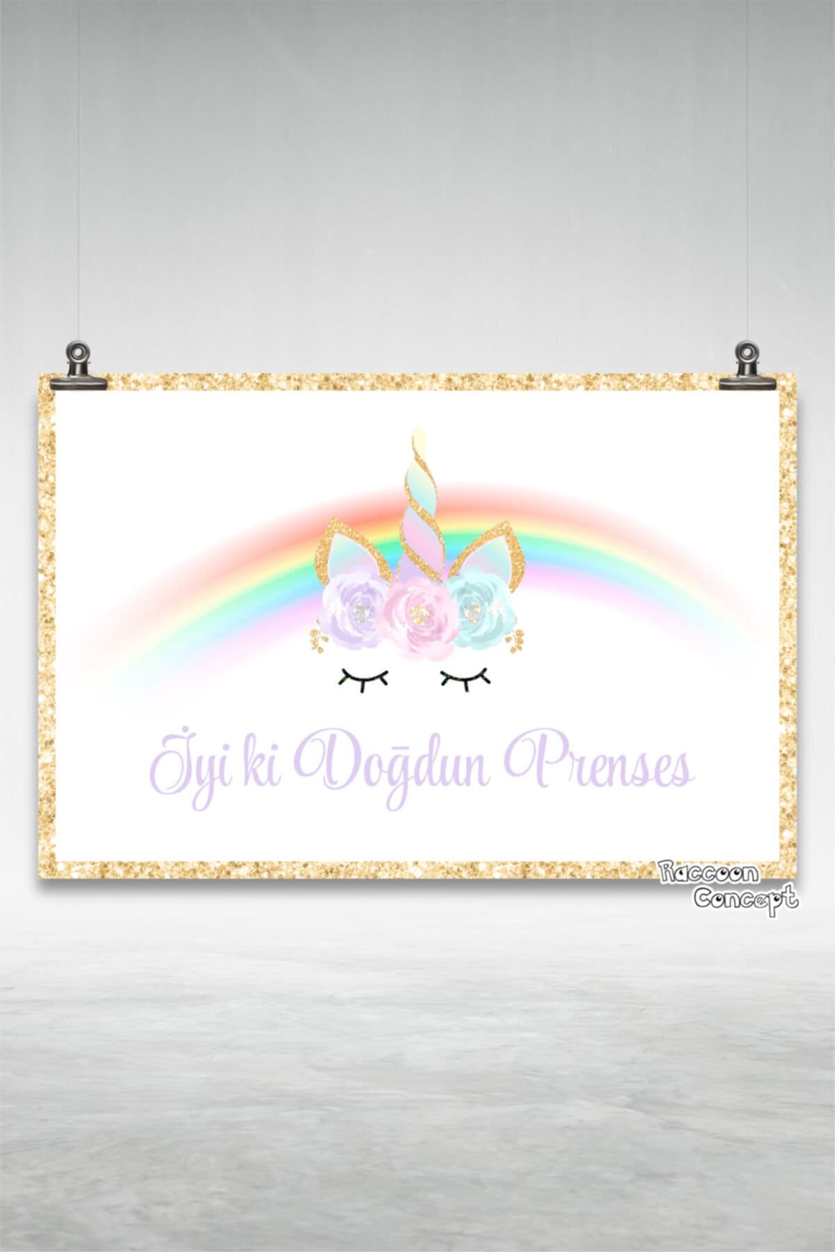 Unicorn Doğum Günü Afişi 7