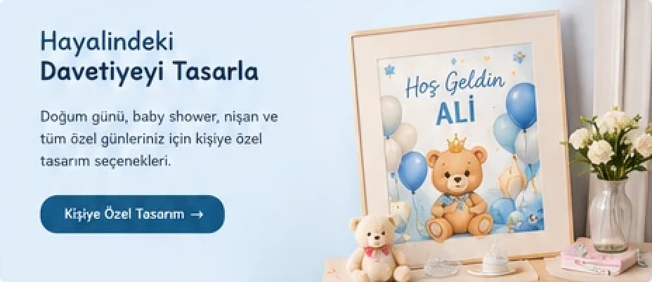 Hayalindeki Davetiyeyi Tasarla